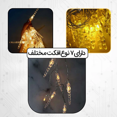  ریسه ال ای دی مدل قندیل طول 4 متر 