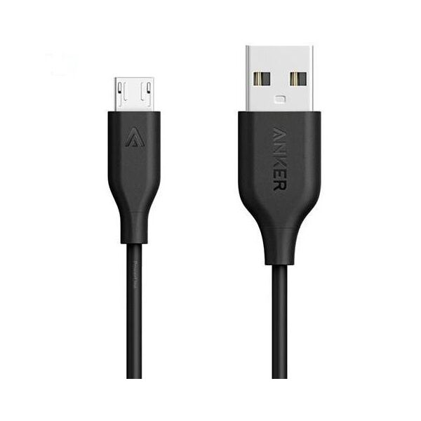 کابل تبدیل USB به microUSB انکر مدل A8132 PowerLine 